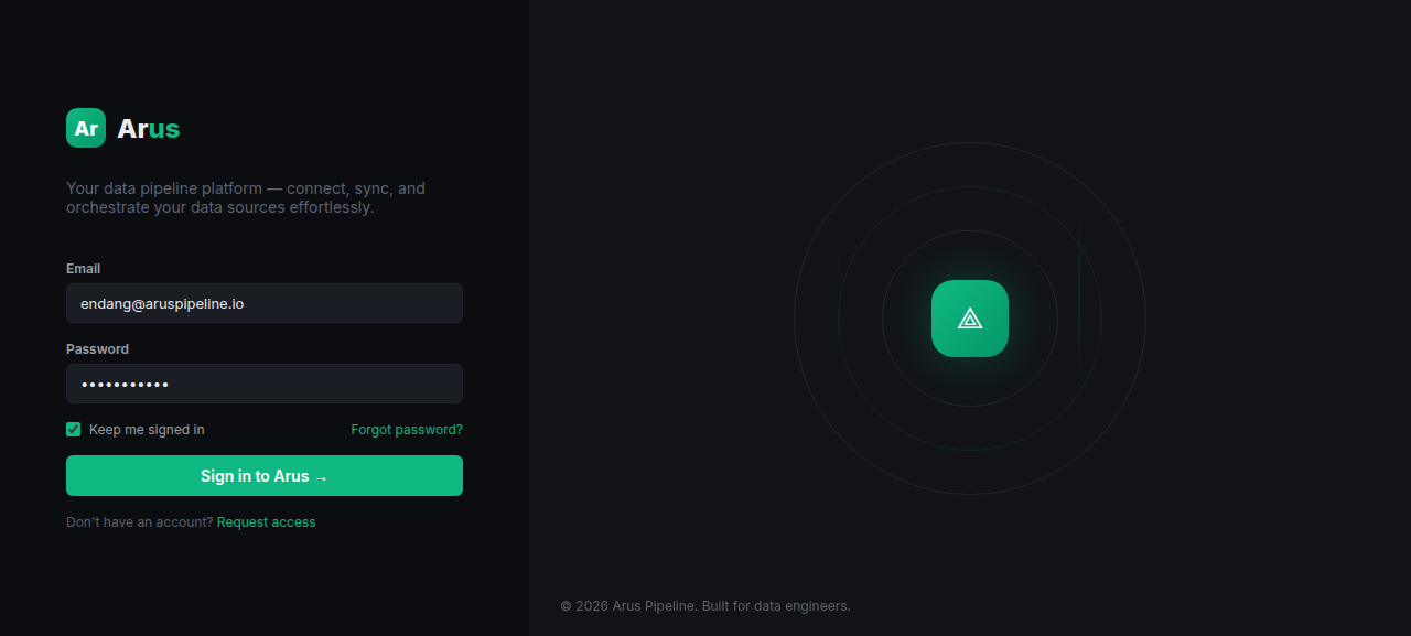 Login Mockup